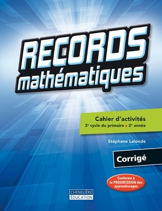 Records mathématiques - 3e cycle (2e année)