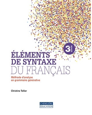 Éléments de syntaxe du français, 3e édition