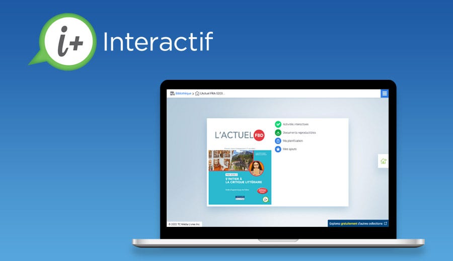 Découvrez la plateforme i+ Interactif